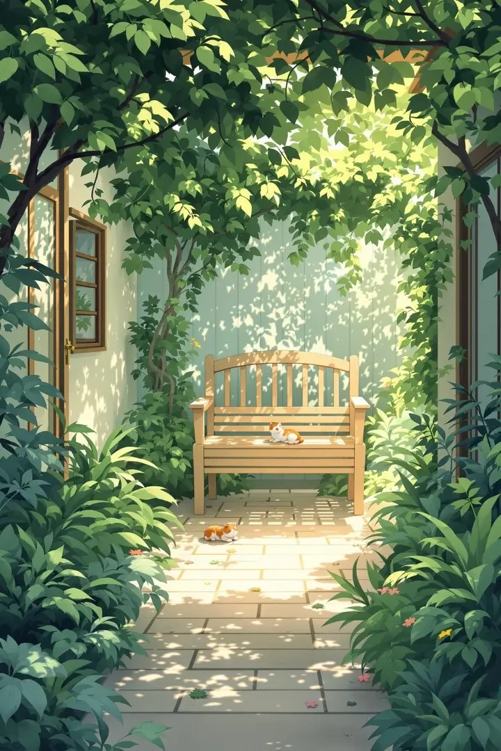 夏日庭院 封面
